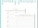 Family Calendar Template 2014 Free Printable Family Planner I Heart Nap Time