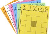 Family Next Door Blank Card Hygloss Products Inc Blank Bingo Cards assorted Colors