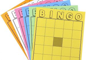 Family Next Door Blank Card Hygloss Products Inc Blank Bingo Cards assorted Colors