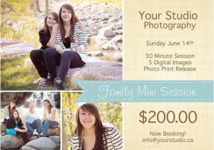 Family Photography Email Templates Spring Mini Session Template Psd Template Spring Marketing