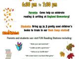 Family Reading Night Flyer Template Family Literacy Night Flyer Google Search Pta Flyers