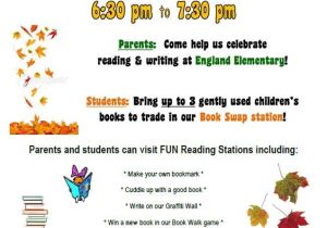 Family Reading Night Flyer Template Family Literacy Night Flyer Google Search Pta Flyers