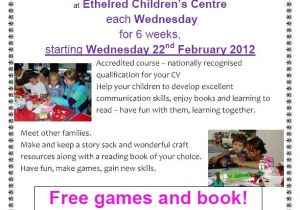 Family Reading Night Flyer Template Kennington News Family Literacy Course Starting 22nd Feb