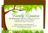 Family Reunion Flyer Template Free Family Tree Reunion Party Invitations Templates