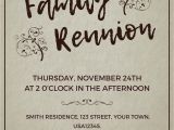 Family Reunion Flyer Template Word Family Reunion Invitation Design Template In Word Psd