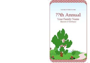 Family Reunion Flyer Template Word Family Reunion Invitations Microsoft Word Templates