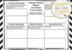 Famous Person Report Template 150 Best Famous Person Reports Images On Pinterest