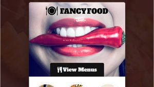 Fancy Email Templates Fancyfood Email Template Buy Premium Fancyfood Email Template