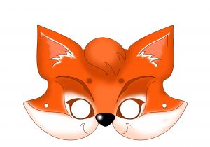Fantastic Mr Fox Mask Template Brincadeiras Limao Flor