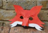 Fantastic Mr Fox Mask Template Fantastic Mr Fox Diy Mask for World Book Day Party