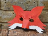 Fantastic Mr Fox Mask Template Fantastic Mr Fox Diy Mask for World Book Day Party