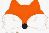Fantastic Mr Fox Mask Template Free Printable Fox Mask Fox with Glasses