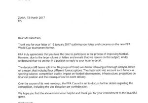 Fantasy Football Contract Template Letter to Fifa Herald Fantasy Football