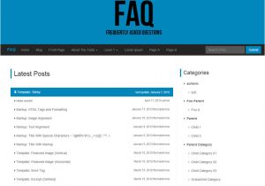 Faq Bootstrap Template Faq WordPress org