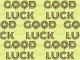 Farewell and Good Luck Card Good Luck Seamless Pattern Farewell Vector Lettering with Lucky