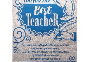 Farewell Card for A Teacher Natali Farewell Gift for Teachers Best Teacher Scroll Card