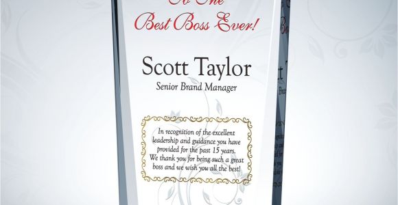 Farewell Card Ideas for Boss Farewell Gift Plaque for Boss Birthday Wishes for Wife