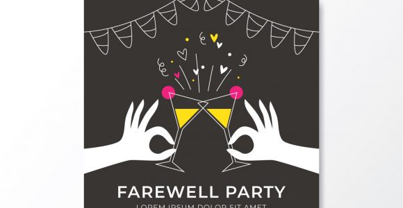 Farewell Card Vector Free Download Farewell Party Free Vector Art 5 Free Downloads