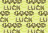 Farewell Card Vector Free Download Good Luck Seamless Pattern Farewell Vector Lettering with Lucky