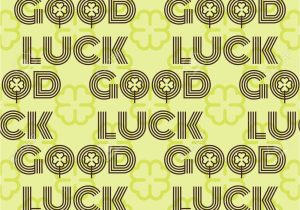 Farewell Card Vector Free Download Good Luck Seamless Pattern Farewell Vector Lettering with Lucky
