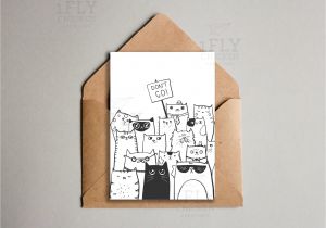 Farewell Greeting Card for Colleague Colleague Leaving Card Cats