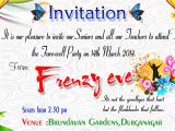 Farewell Greeting Card for Teacher Beautiful Surprise Party Invitation Template Accordingly