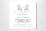 Farewell Invitation Card for Principal Retirement Party Invitation Farewell Deck Chair