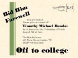 Farewell Invitation Card for Seniors Going Away Party Invitations New Selections Summer 2020