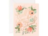 Farewell Ke Liye Greeting Card Blushing Bridesmaid Card
