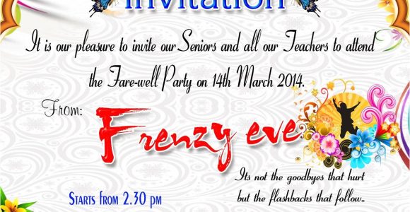 Farewell Party Invitation Card Quotes Beautiful Surprise Party Invitation Template Accordingly
