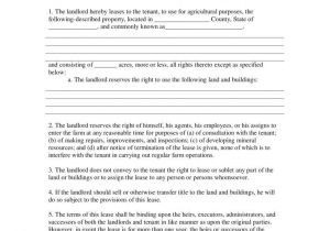 Farm Land Rent Contract Template 8 Farm Lease Agreement Templates Pdf Word Free