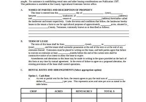 Farm Land Rent Contract Template 9 Land Lease Agreement Templates Free Sample Example