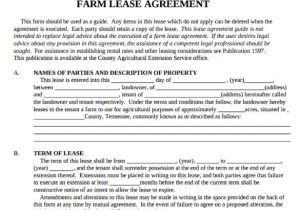 Farm Land Rent Contract Template Sample Basic Lease Agreement 9 Documents In Pdf