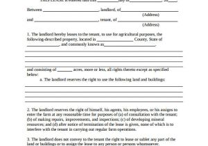 Farm Land Rent Contract Template Sample Land Lease Agreement 16 Free Documents In Pdf Word