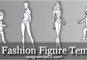 Fashion Designing Templates Free Download Free Fashion Croquis 120 Fashion Figure Templates