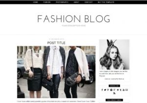 Fashion Templates for Blogger Fashion Blog Blogger Template Mobile Responsive Minimal