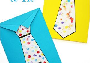 Father S Day Easy Card Ideas Father S Day Tie Card with Free Printable Tie Template