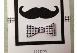 Fathers Day Simple Card Ideas Father S Day Card Using Stampin Up Mustache and Bow Punch