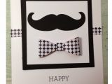 Fathers Day Simple Card Ideas Father S Day Card Using Stampin Up Mustache and Bow Punch