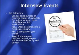 Fbla Job Interview Resume Devry Online An Introduction to Phi Beta Lambda Pbl