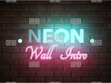 Fcpx Intro Templates Neon Wall Intro Apple Motion and Final Cut Pro X