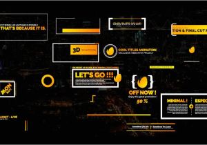 Fcpx Title Templates Modern Promo Titles Pack for Fcpx Download Videohive