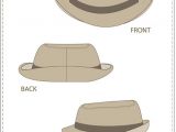 Fedora Hat Template Bonjour Teaspoon Hedy Fedora Doll Clothes Pattern 18 Inch