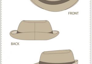 Fedora Hat Template Bonjour Teaspoon Hedy Fedora Doll Clothes Pattern 18 Inch