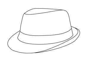 Fedora Hat Template Fedora Lineart Free Use by Emgeal On Deviantart