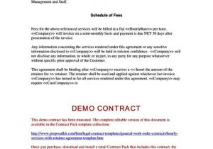 Fee for Service Contract Template Fee for Service Agreement Template Sampletemplatess