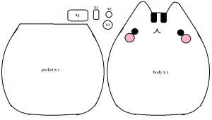 Felt Plushie Templates How to Make A Baby Pusheen Cat Plushie Pocket Tutorial