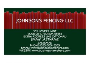 Fencing Business Plan Template Fence Business Card Templates Page3 Bizcardstudio