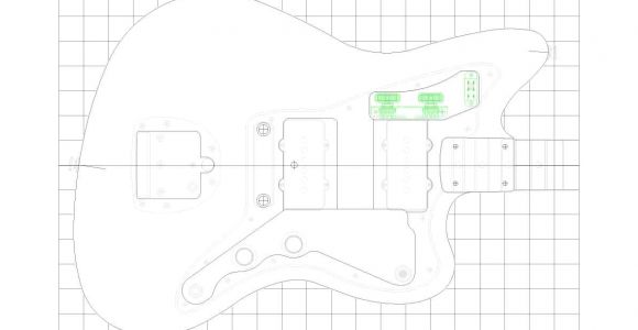 Fender Jazzmaster Body Template Fender Jazzmaster Guitar Templates Electric Herald