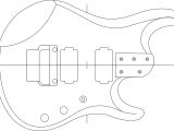 Fender Neck Template 27 Stratocaster Template Electric Guitar Pickguard Steel